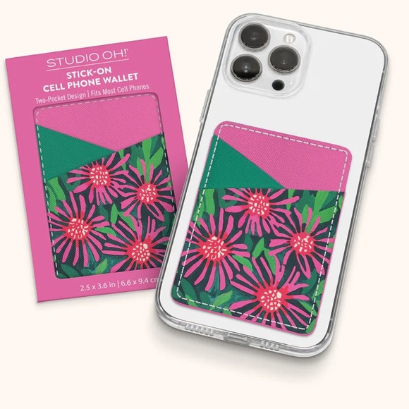 Stick on cell phone wallet  - Popping with ice - Picture 2 of 9